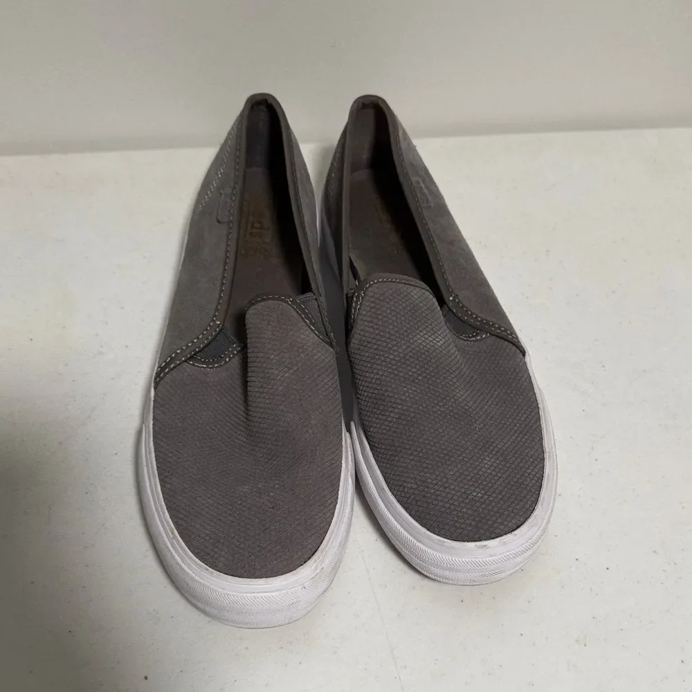 Keds Gray Slip On Sneakers Casual Shoes Size 9